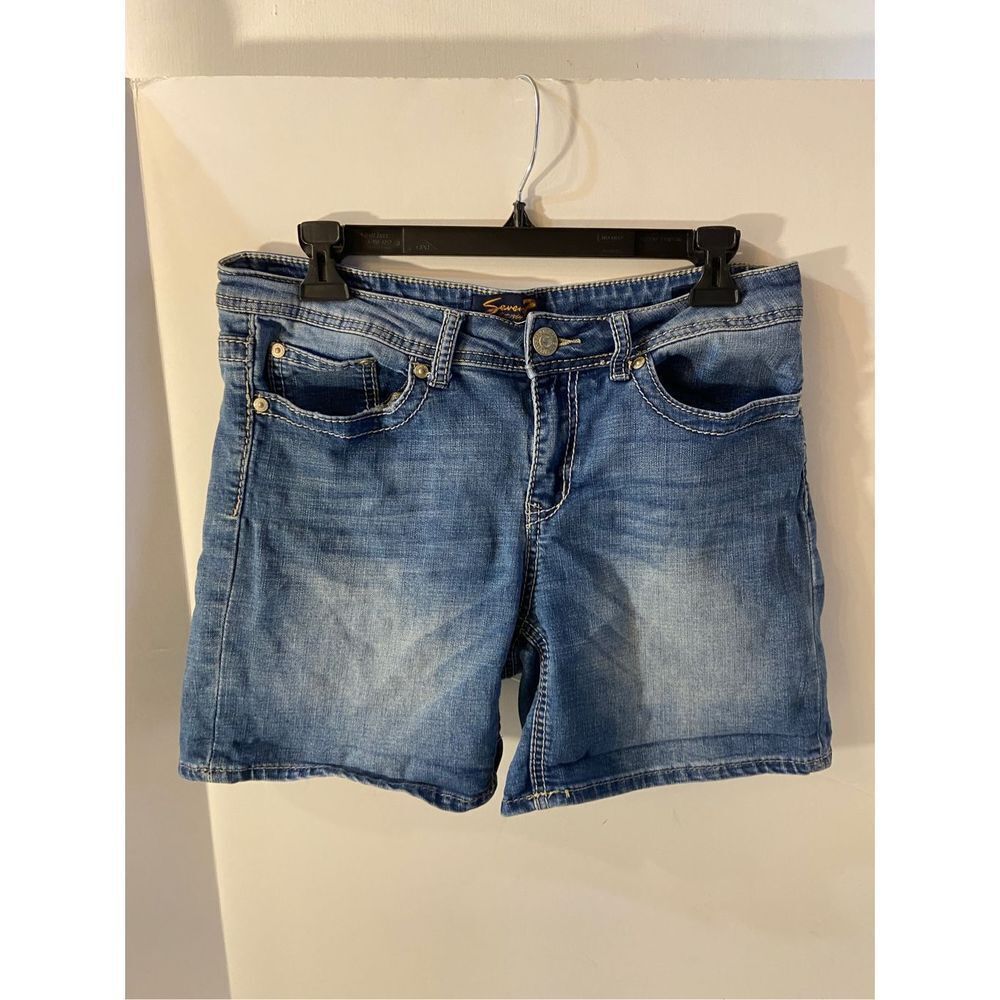 Seven7 denim Jean shorts size 10‎ rn#109890